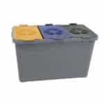 Contenitore unitris pattumiera plastica raccolta differenziata 115 lt rifiuti 221du
