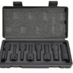 Chiavi bussola bussole esagonali 8 pz impatto rinforzate 1/2" 6 19 mm 398aw