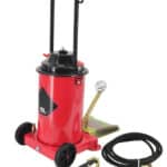 Ingrassatore pneumatico aria barile bidone 12 lt pistola serbatoio grasso pedale ruote 242aw
