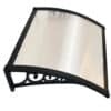PENSILINA TETTOIA POLICARBONATO ALVEOLARE PLEXIGLAS COPERTURA 150x100cm FUME 723v