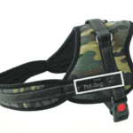 Pettorina cane cani taglia medio grande mimetica tattica regolabile con gancio imbracatura 782sw