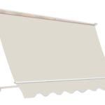 Tenda da sole a caduta braccetti balcone cassone 3x2,5 mt beige 5403