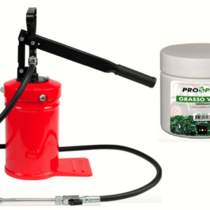 Kit ingrassatore 4 Kg + grasso verde universale sapone di litio 4,5 Kg lubrificante 417to