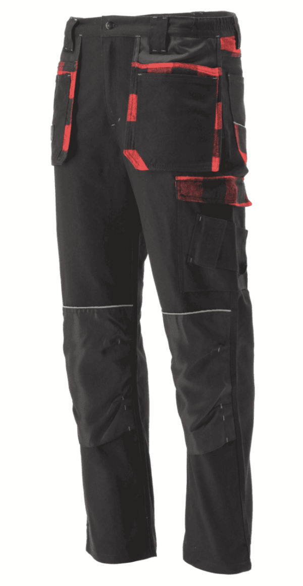 Pantalone lavoro invernale caldo meccanico tecnico tasche taglia 2XL 382to