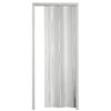 Porta a soffietto scomparsa pvc effetto legno bianco venato rilievo chiusura magnetica casa maniglia cm 215x84  2712
