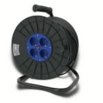 Avvolgicavo elettrico supporto prolunga portatile 4 prese arrotolatore cavo 25 mt 003st