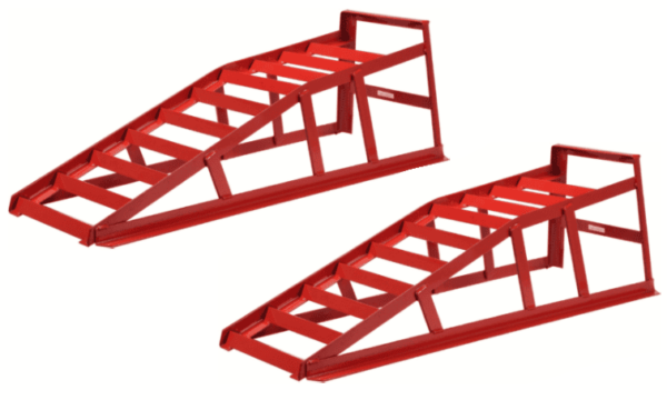 Coppia rampe antiscivolo rampa sollevamento riparazione auto supporto garage 2 ton 800mm 748to