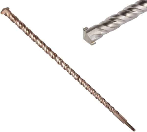Punta per muro sds plus 28 x 600 mm tassellatore demolitore 28x60 cm cemento 235a