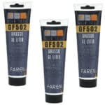 Grasso al litio 3pz universale tubetto 125 ml ingrassatore raffinato lubrificazione 646fa