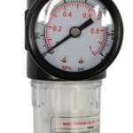 Regolatore di pressione filtro riduttore per compressore 1/4" anticondensa gruppo FRL 821to