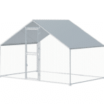 Box per cani polli gabbia cuccia da esterno pollaio giardino in metallo zincato mt 2x3x2 112v