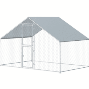 Box per cani polli gabbia cuccia da esterno pollaio giardino in metallo zincato mt 2x3x2 112v