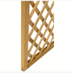 Pannello grigliato traliccio in legno impregnato piante rampicanti decorazione balconi 120x180 cm 573ec - immagine 2