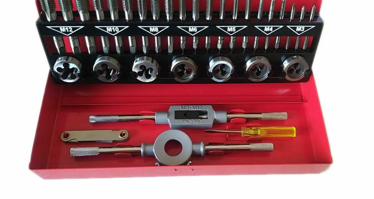 FILIERA FILIERE FILETTARE FILETTATURA MASCHI PASSO METRICO METRICA 32 PZ OX 501 - immagine 4