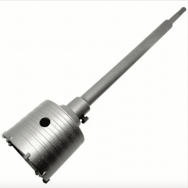 FRESA A TAZZA MM 120 CAROTATRICE CON ASTA SDS plus 650 MM CEMENTO MURO MATTONI