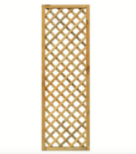 Pannello grigliato traliccio in legno impregnato piante rampicanti decorazione balconi 120x180 cm 573ec