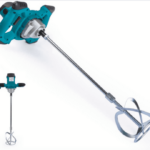 Trapano miscelatore malta cemento gesso frusta mixer colla 1500w Ø 120mm 699vt