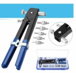 KIT 86 PZ RIVETTATRICE PER INSERTI RIVETTI FILETTATI FILETTI M3 M4 M5 M6 M8 767 - immagine 2