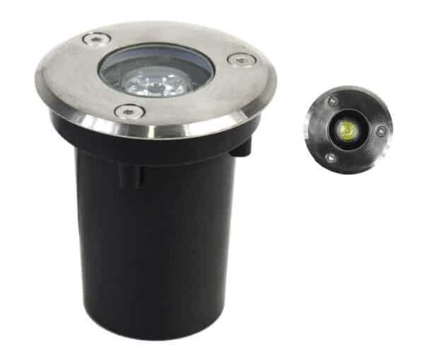 Faretto incasso 3W led esterno segnapasso calpestabile IP65 luce naturale 739air