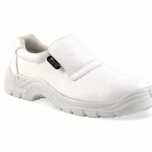 Scarpe antinfortunistiche SILVER TSS scarpa mocassino lavoro S2 SRC bianco TG 38