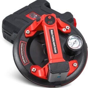 Ventosa a vuoto elettrica batteria 8" 200mm sollevamento piastrelle vetro marmo 150kg 909xi