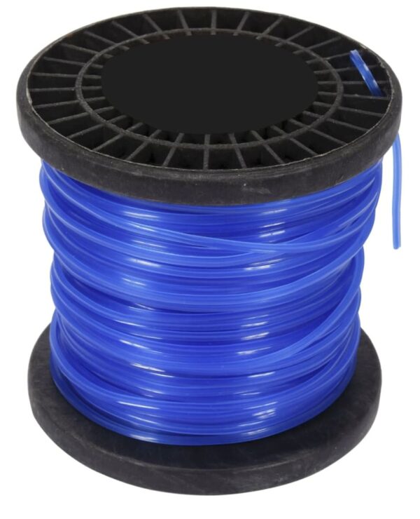 Filo per decespugliatore stellato 3 mm 60 mt bobina tagliaerba giardino cavo matassa 596to