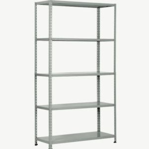 Scaffale scaffalatura metallo 5 ripiani mensole cm 100x40x200 h grigio 279pro
