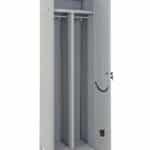 Armadio armadietto spogliatoio palestra sporco pulito con tramezzo 2 posti 1 anta cm 50x50x179 h 377pr