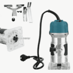 Fresatrice elettrica verticale fresa per legno 6 mm rifilatore pantografo 950w 757vt
