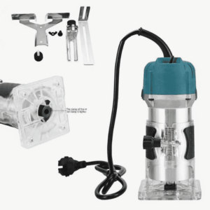 Fresatrice elettrica verticale fresa per legno 6 mm rifilatore pantografo 950w 757vt