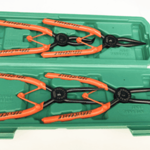 Set 4 pinze fermi anelli interni esterni seeger seger allargare stringere 180mm 448l