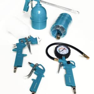 Kit 5 pz accessori compressore aria compressa aerografo soffiaggio tubo 310vt