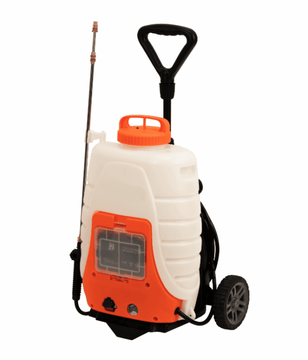 Motopompa a batteria pompa a spalla irroratrice irrorare diserbante giardino con ruote 18lt 846ev