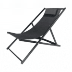 Sdraio pieghevole sedia giardino mare spiaggia alluminio 102x58x93cm tortora 056v