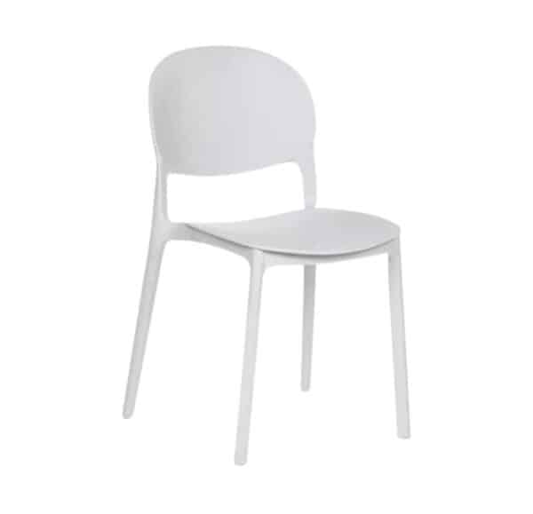 Sedia polipropilene cucina bar ristorante giardino sedie interno esterno impilabile bianco 150ro