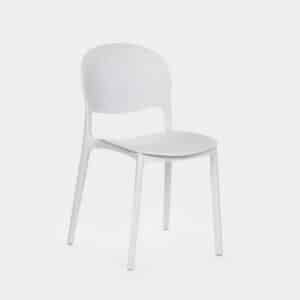 Sedia polipropilene cucina bar ristorante giardino sedie interno esterno impilabile bianco 150ro