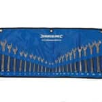 KIT 22 PZ CHIAVI COMBINATE CHIAVE ESAGONALI POLLICI 6 22 mm ACCIAIO SP57 SL