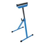 PIEDISTALLO SUPPORTO CAVALLETTO A RULLO REGOLABILE 60KG RULLI ALTEZZA BANCO 551sil