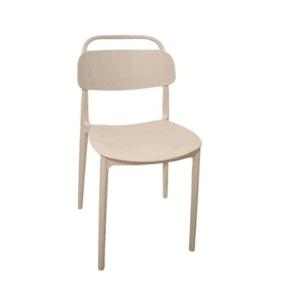 Sedia polipropilene cucina bar ristorante giardino sedie interno esterno impilabile beige cue204