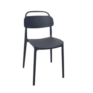 Sedia polipropilene cucina bar ristorante giardino sedie interno esterno impilabile nero 228cue