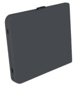 Tavolino tavolo pieghevole resina metallo campeggio sagre fiere marrone 180x70x74 cm 505ve - immagine 2