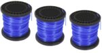 3 pz filo per decespugliatore stellato 3 mm 60 mt bobina tagliaerba giardino cavo matassa 596to