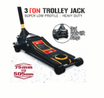 CRICK AUTO 4 TON RIBASSATO DOPPIO PISTONE BASSO CARRELLO OFFICINA CRIC BASSO - immagine 2