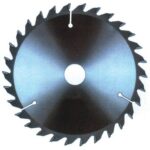 DISCO DA TAGLIO LEGNO 230mm IN ACCIAIO 40 DENTI PER FLESSIBILE FLEX PLASTICA PVC - immagine 2