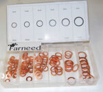 ASSORTIMENTO COFANTETTO RONDELLE SET KIT 110 RAME ASSORTITE VARIE MISURE - immagine 3