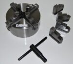 MANDRINO AUTOCENTRANTE PER TORNIO 4+4 GRIFFE � 80mm ganasce precisione - immagine 4