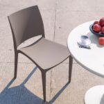 SEDIA POLIPROPILENE CUCINA BAR RISTORANTE GIARDINO INTERNO ESTERNO TORTORA 597v