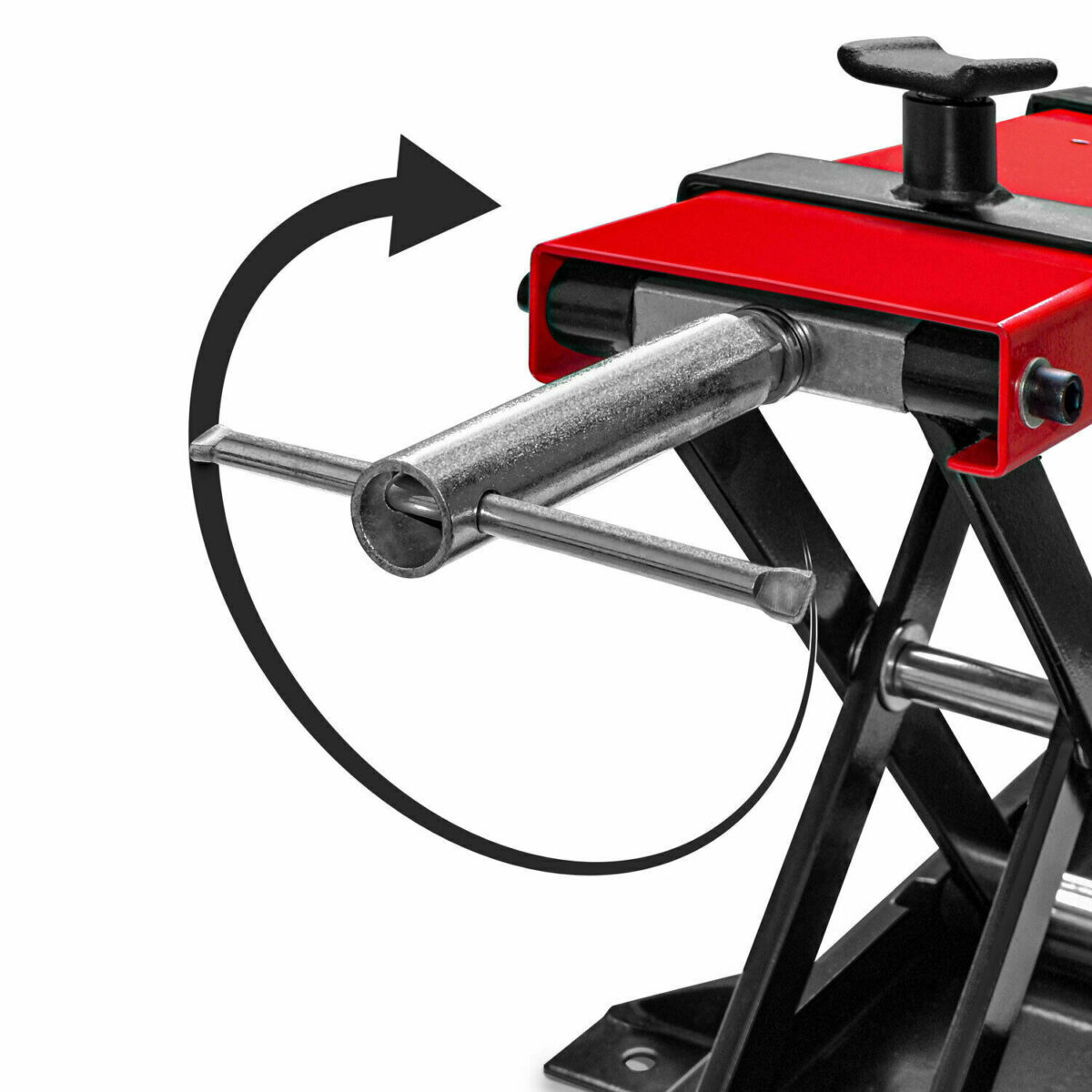 CAVALLETTO ALZAMOTO CRIC CRICK SOLLEVATORE MOTO PONTE FINO A 500 KG 876 - immagine 6