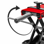 CAVALLETTO ALZAMOTO CRIC CRICK SOLLEVATORE MOTO PONTE FINO A 500 KG 876 - immagine 6