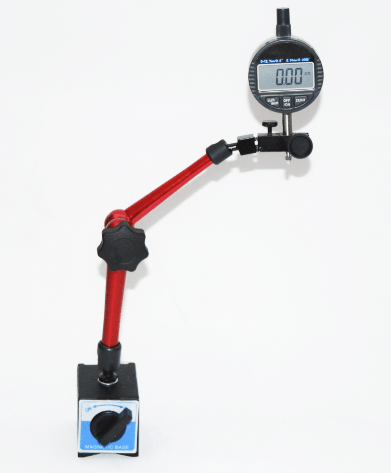 BASE DIGIT BASE MAGNETICA SNODABILE CON COMPARATORE CENTESIMALE DIGITALE MISURATORE N - immagine 1